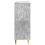 vidaXL Armoire à tiroirs Gris béton 33 x 34 5 x 90 cm