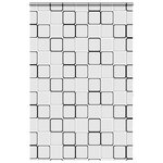 vidaXL Store enrouleur de douche avec cassette largeur du tissu 146 cm