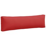 vidaXL Coussins de palette lot de 2 rouge tissu
