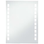 vidaXL Miroir mural à LED pour salle de bains 60x80 cm