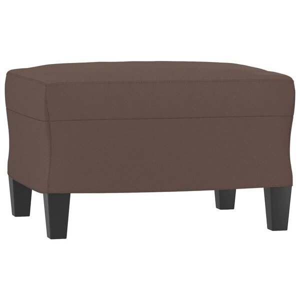 vidaXL Repose-pied Marron 60x50x41 cm Similicuir