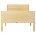 vidaXL Cadre de lit sans matelas bois de pin massif 90x200 cm