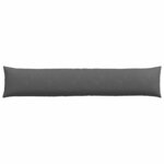 vidaXL Coussins de canapé 2 Pièces Gris foncé 200 x 40 cm