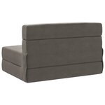 vidaXL Canapé-lit pliable Gris clair 70 x 72 x 60 cm Tissu
