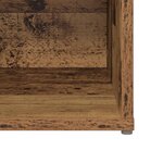 vidaXL Meuble TV 3 Pièces Vieux bois Bois stratifié