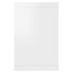 vidaXL Étagères murales cube 2 Pièces Blanc brillant Bois d’ingénierie