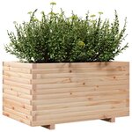 vidaXL Jardinière 90x60x49 5 cm bois de pin massif