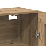 vidaXL Armoires Murailles 2 Pièces chêne artisanal 69 5 x 34 x 90 cm