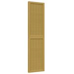 vidaXL Cloison de séparation 3 panneaux marron bois paulownia massif