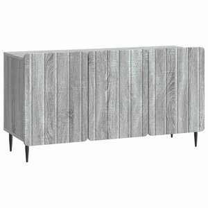 vidaXL Meuble TV 99 x 34 5 x 52 cm Sonoma gris Bois d'ingénierie