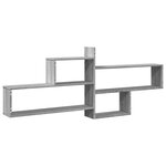 vidaXL Étagère murale sonoma gris 167 5x18x68 cm bois ingénierie