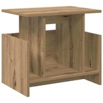 vidaXL Meuble TV Chêne artisanal 50 x 35 x 45 cm Bois d'ingénierie
