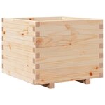 vidaXL Jardinière 60x60x49 5 cm bois de pin massif