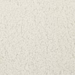 vidaXL Tabouret rond Blanc Molleton 28 x 36 cm
