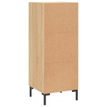 vidaXL Buffet Chêne sonoma 34 5x34x90 cm Bois d'ingénierie