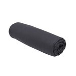 Drap housse - 140 x 190 cm uni - Fusain