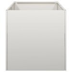vidaXL Jardinière 40x80x40 cm acier inoxydable