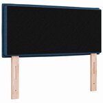 vidaXL Tête de Lit LED Design Lignes Bleue 90 cm Tissu
