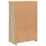 vidaXL Buffet avec lumières LED chêne sonoma 60 5x37x100 cm