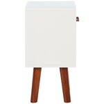 vidaXL Tables de chevet 2 Pièces Bois d'acacia massif 40x30x57 cm