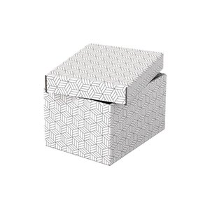 Set de 3 boîtes de rangement & cadeau 200 x255 x150 mm  blanc x 10 esselte