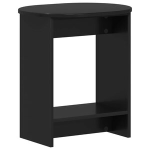 vidaXL Table d'appoint Noir 50 x 39 5 x 55 cm Bois d'ingénierie