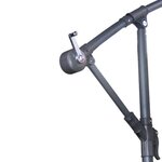 vidaXL Parasol Suspendu Blanc