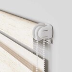 vidaXL Store zèbre beige marbré largeur du tissu 55 9 cm polyester