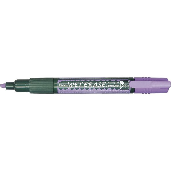 Marqueur craie WET ERASE CHALK MARKER  Pointe moyenne  Violet PENTEL