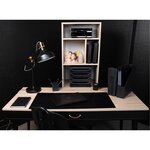 Module De Classement Big Box 4 Tiroirs Glossy - Noir Brillant - Exacompta