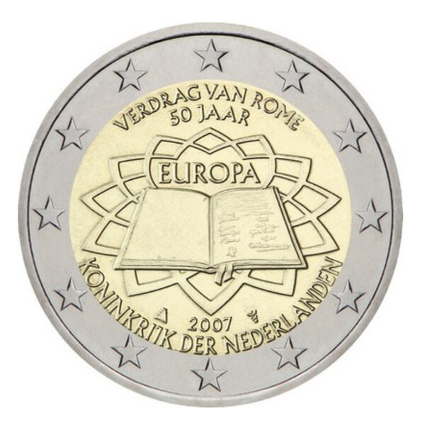 2 euros commémorative Pays-Bas 2007 - Traité de Rome.