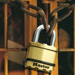 Master lock cadenas en acier 45 mm m1beurd