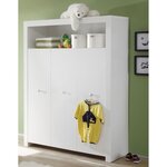 Lit bébé 70 x 140 cm + commode à langer + armoire