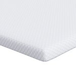 vidaXL Coussins de Matelas Blanc 80 x 200 cm
