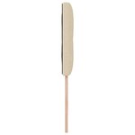 vidaXL Tête de lit LED avec des lumières à LED Crème 80 cm Polyester