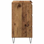 Buffet vidaXL avec tiroirs en bois ancien 60x35x70 cm en bois d'ingénierie