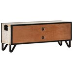 vidaXL Meuble TV 110x30x41 cm Bois d'acacia massif
