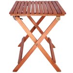 vidaXL Ensemble de bistro 3 Pièces pour enfants Bois d'eucalyptus solide