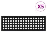 vidaXL Marches d'escalier 5 Pièces 25x75 cm caoutchouc