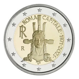 2 euros commémorative Italie 2021 - Rome.