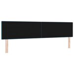 vidaXL Tête de lit LED avec des lumières à LED Bleu 200 cm Polyester