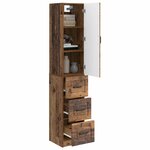 vidaXL Ensemble de Meubles 2 Pièces Bois ancien 33 x 34 5 x 87 cm