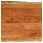 vidaXL Dessus de table 80x80x3 8 cm carré bois massif d'acacia