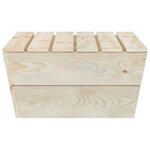 vidaXL Tables de jardin 2 Pièces 60x60x30 cm Bois d'épicéa imprégné