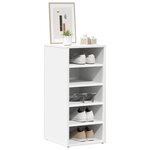 vidaXL Armoire à chaussures Blanc 31 5x35x70 cm Bois d'ingénierie