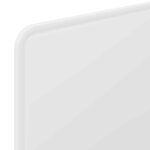 vidaXL Tête de lit Blanc 100 cm Bois d'ingénierie