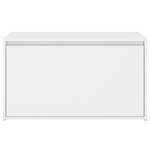 Banc banquette d'entrée 80 x 40 x 45 cm blanc aggloméré 02_0010857