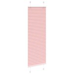 vidaXL Store plissé rose 45x150 cm largeur du tissu 44 4 cm polyester