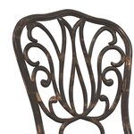 Ensemble de Jardin Bistro 3 Pièces en Aluminium