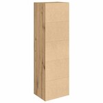 vidaXL Bibliothèque chêne artisanal 31x24x102 cm bois d'ingénierie